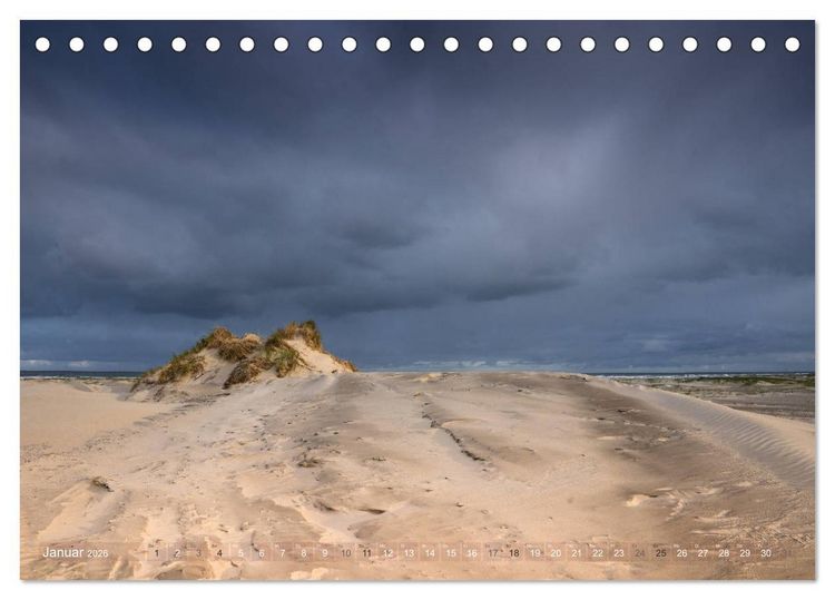 Produktbild: R&ouml;m&ouml; - Str&auml;nde und D&uuml;nen (Tischkalender 2026 DIN A5 quer), CALVENDO Monatskalender