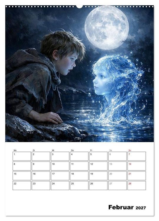 Produktbild: Kleine Gef&auml;hrten (hochwertiger Premium Wandkalender 2027 DIN A2 hoch), Kunstdruck in Hochglanz