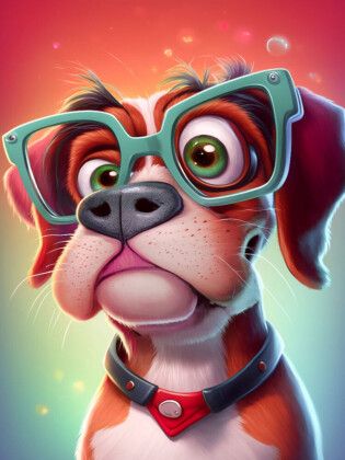 Produktbild: CALVENDO Puzzle Wuff der beste Freund des Menschen | 1000 Teile Lege-Gr&ouml;&szlig;e 64x48cm Foto-Puzzle f&uuml;r gl&uuml;ckliche Stunden