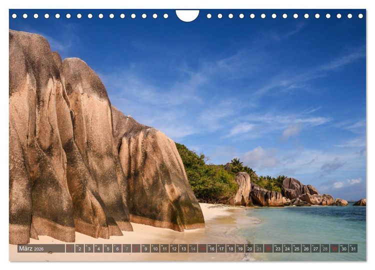 Produktbild: Seychellen - Das letzte Paradies auf Erden (Wandkalender 2026 DIN A4 quer), CALVENDO Monatskalender