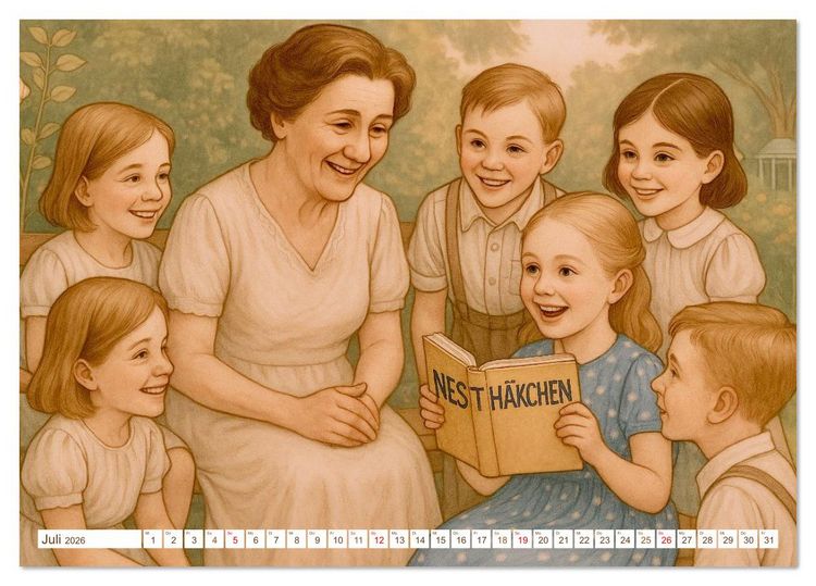 Produktbild: Else Ury (Tischkalender 2026 DIN A5 quer), CALVENDO Monatskalender