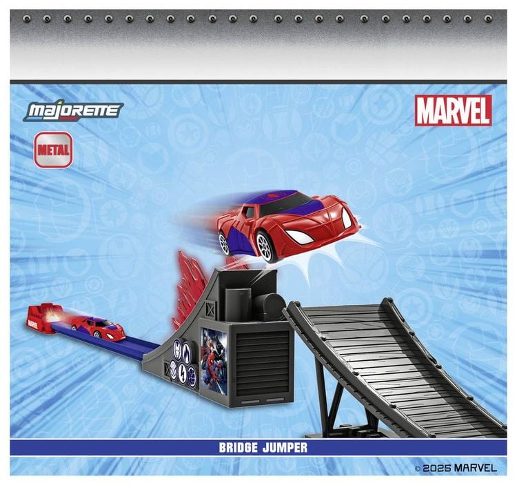 Produktbild: JADA TOYS Marvel Bridge Jumper Rennstrecke