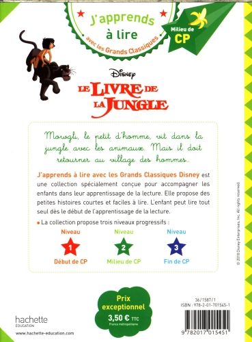 Produktbild: Le livre de la jungle : niveau 2, milieu de CP