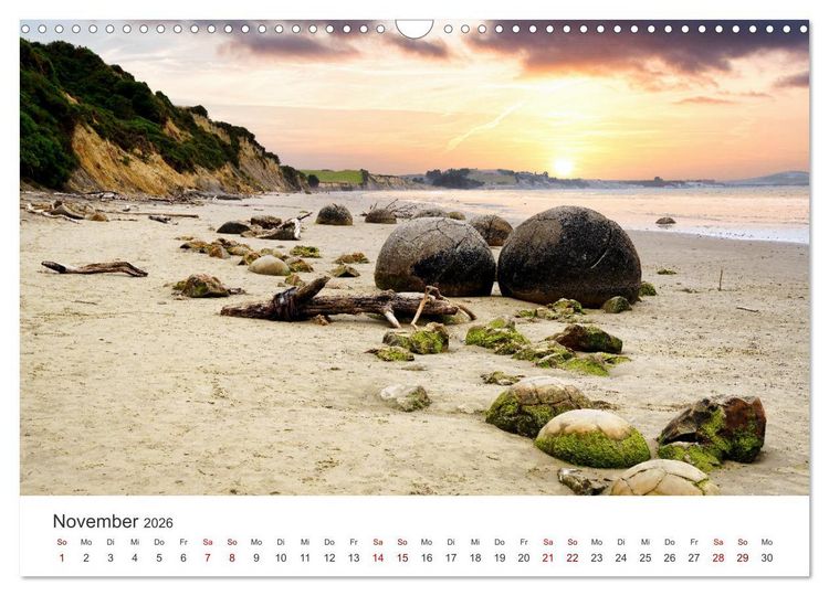 Produktbild: Neuseeland Trauminsel im S&uuml;dpazifik (Wandkalender 2026 DIN A3 quer), CALVENDO Monatskalender