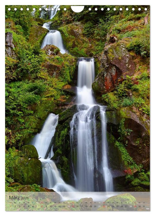Produktbild: Alles im Fluss - Schwarzwaldwasser (Wandkalender 2026 DIN A4 hoch), CALVENDO Monatskalender