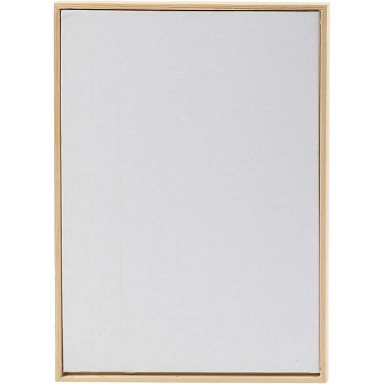 Produktbild: Creativ Company Malpappe mit Rahmen, A4, Gr&ouml;&szlig;e 29,7x21 cm, 280 g, Wei&szlig;, 10 Stk