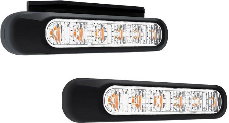 Produktbild: Fristom Frontblitzer / Stra&szlig;enr&auml;umer FT-200 N LED 95200N 12 V, 24 V, 36 V &uuml;ber Bordnetz Einbau Blau