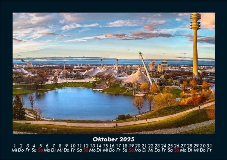 Produktbild: M&uuml;nchen 2025 Fotokalender DIN A5