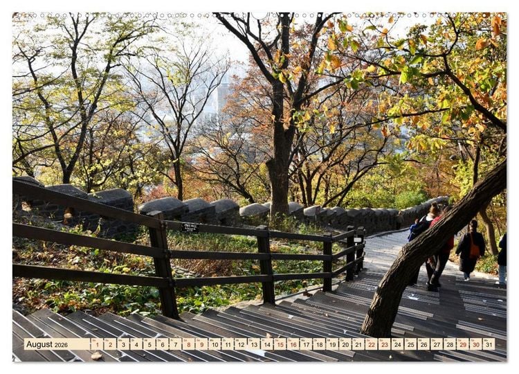 Produktbild: S&uuml;dkoreas Herbstf&auml;rbung (hochwertiger Premium Wandkalender 2026 DIN A2 quer), Kunstdruck in Hochglanz
