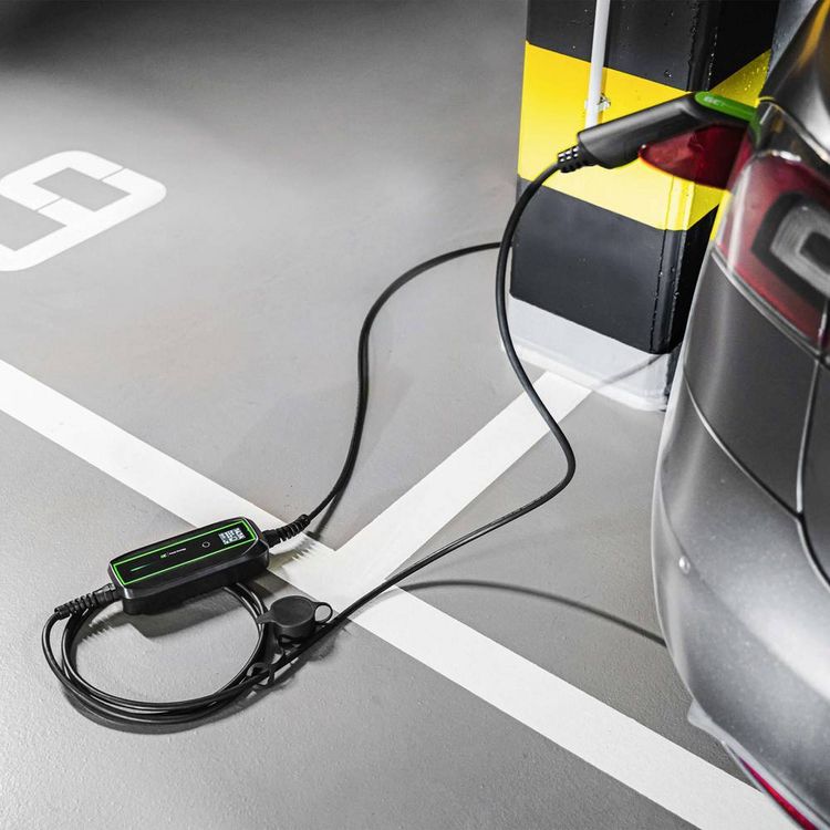 Produktbild: Green Cell EV PowerCable Mobile Ladestation Typ 2 16A Anzahl Anschl&uuml;sse 1 3.6kW