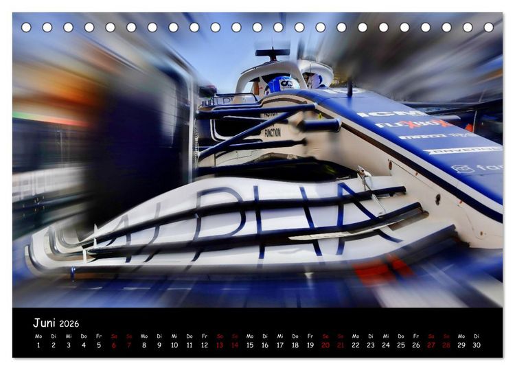 Produktbild: Formel 1 - Benzin im Blut (Tischkalender 2026 DIN A5 quer), CALVENDO Monatskalender
