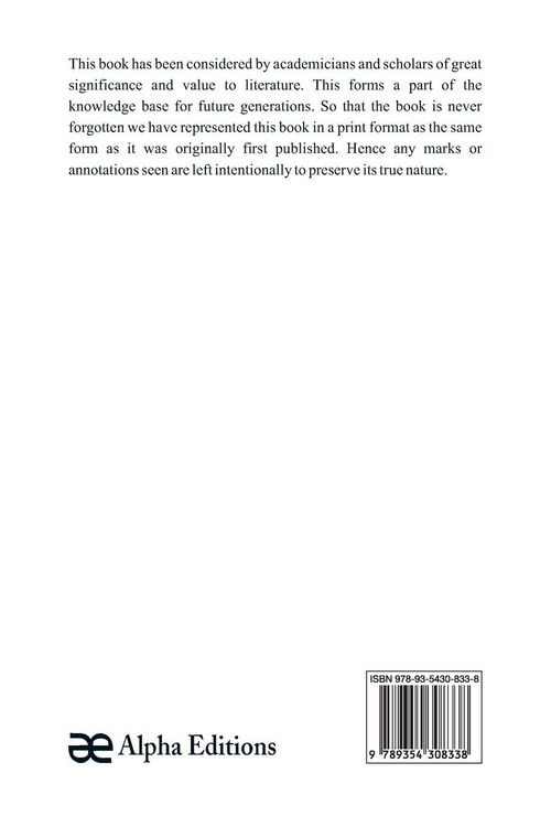 Produktbild: Catalogue Of Plants In The Botanical Garden, Bangalore, And Its Vicinity