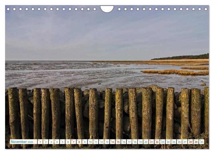 Produktbild: Cuxhaven, Landschaften zwischen K&uuml;ste und Heide (Wandkalender 2026 DIN A4 quer), CALVENDO Monatskalender