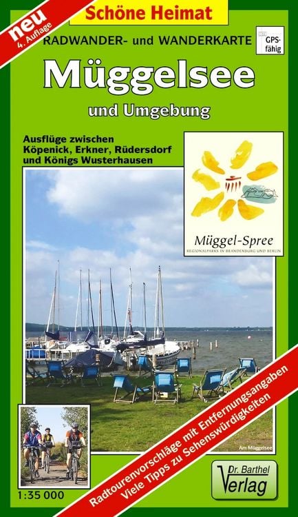 Produktbild: Radwander- und Wanderkarte Müggelsee und Umgebung 1 : 35 000