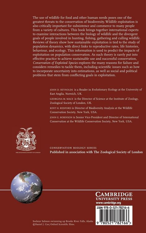 Produktbild: Conservation of Exploited Species