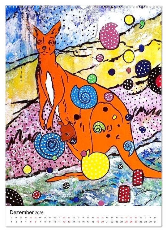 Produktbild: Pop Art Animals - Atelier Zippo (Wandkalender 2026 DIN A2 hoch), CALVENDO Monatskalender