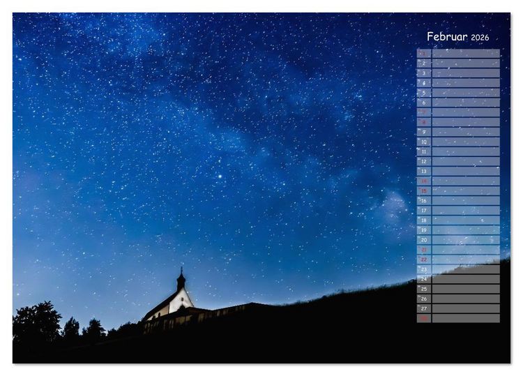 Produktbild: Rund um die Wurmlinger Kapelle (Tischkalender 2026 DIN A5 quer), CALVENDO Monatskalender