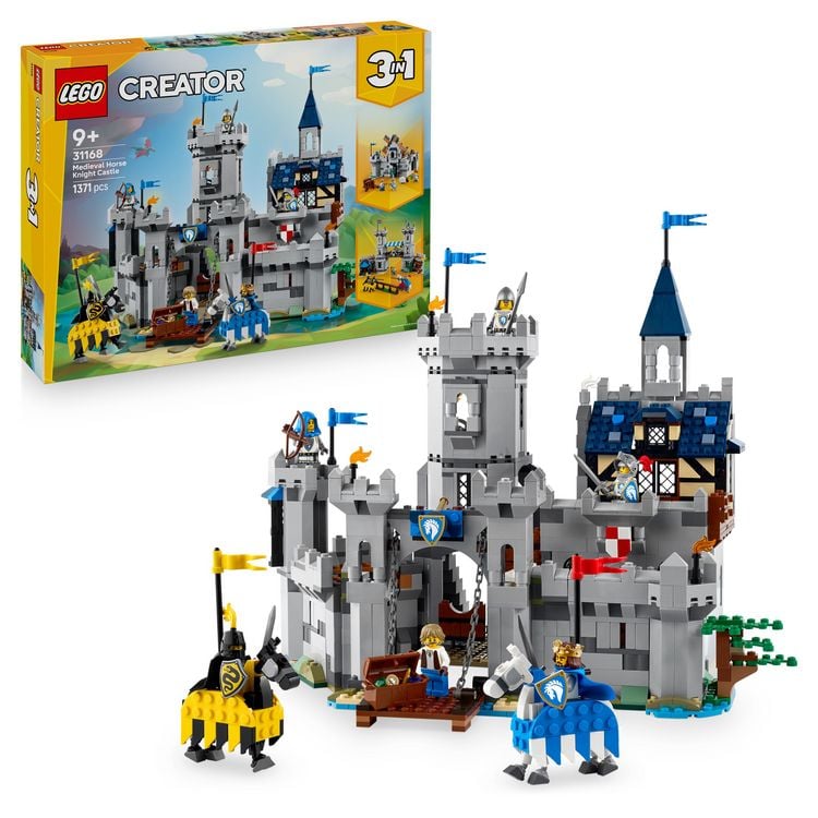 Produktbild: LEGO Creator Ritterburg im Mittelalter 31168, 3-in-1 Bauset, LEGO Ritter