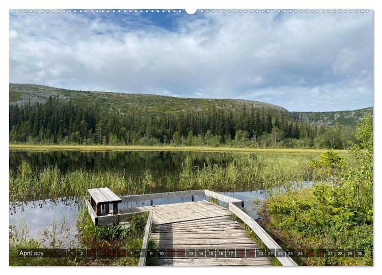Produktbild: Wandern in Schweden - Einladung in die Natur (Wandkalender 2026 DIN A2 quer), CALVENDO Monatskalender