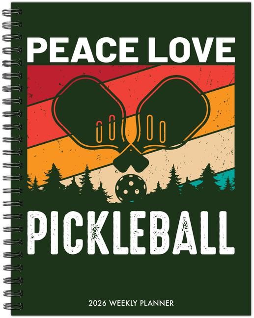 Produktbild: Pickleball 2026 6.5 X 8.5 Weekly Monthly Softcover Planner