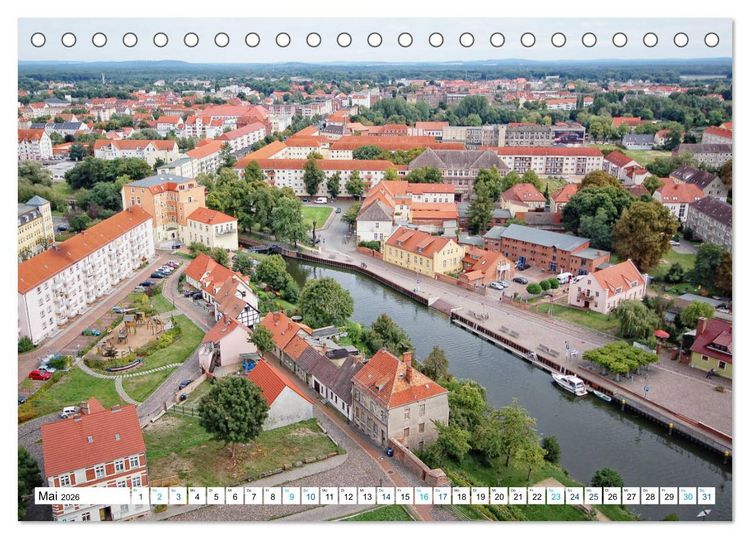 Produktbild: Rathenow - Gr&uuml;ne Stadt an der Havel (Tischkalender 2026 DIN A5 quer), CALVENDO Monatskalender