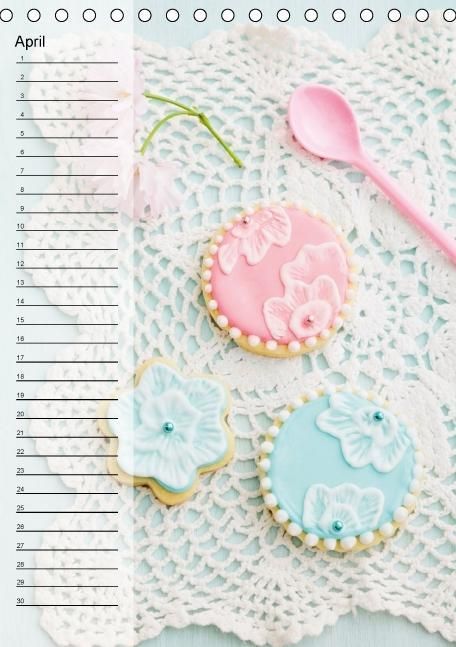 Produktbild: Geb&auml;ck-Couture K&uuml;chenplaner (Tischkalender immerw&auml;hrend DIN A5 hoch)
