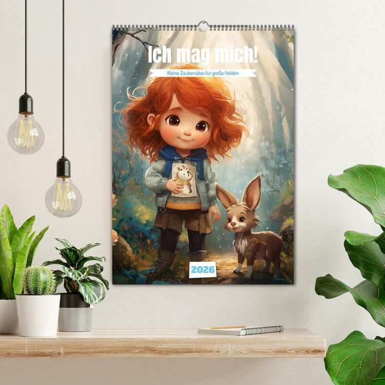 Produktbild: Ich mag mich! Kleine Zaubers&auml;tze f&uuml;r gro&szlig;e Helden (Wandkalender 2026 DIN A2 hoch), CALVENDO Monatskalender