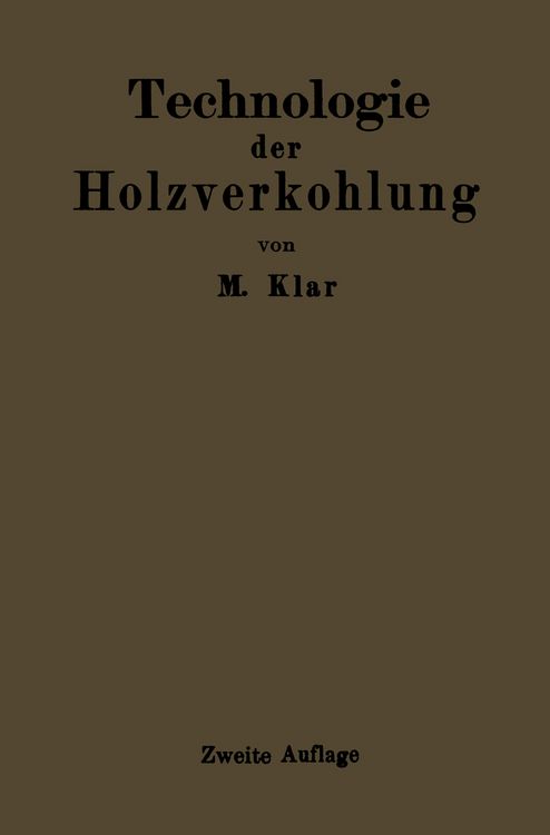 Produktbild: Technologie der Holzverkohlung