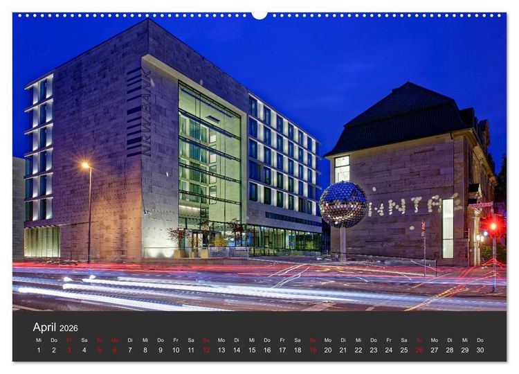 Produktbild: M&uuml;nster mit Licht (Wandkalender 2026 DIN A2 quer), CALVENDO Monatskalender
