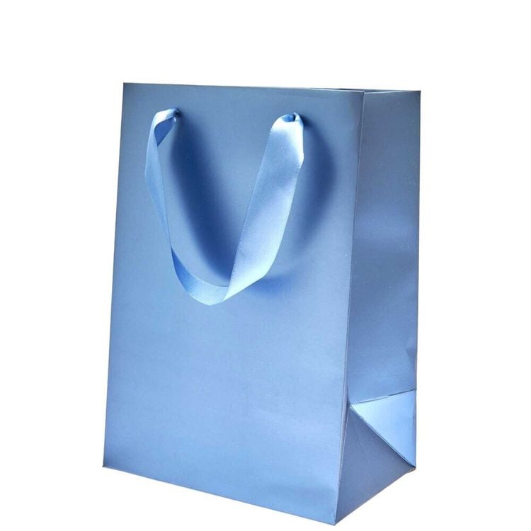 Produktbild: Geschenkt&uuml;te Metallic Blau, M,