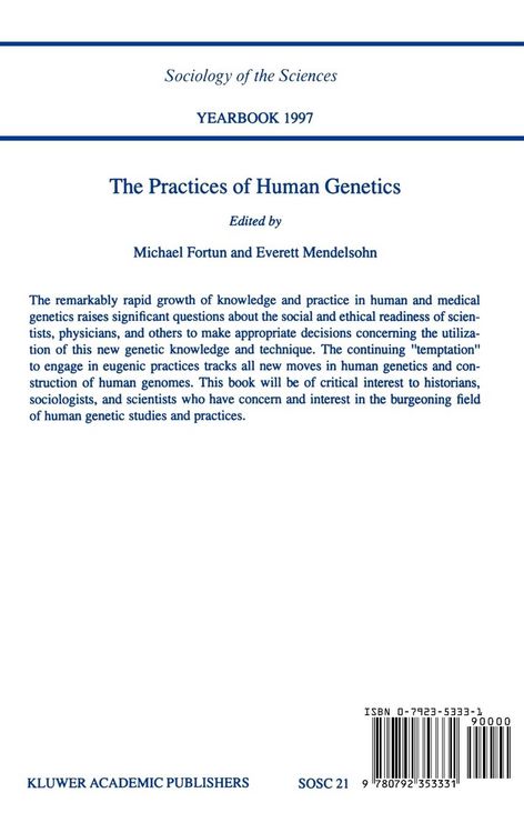Produktbild: The Practices of Human Genetics