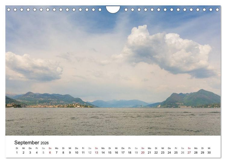 Produktbild: Lago Maggiore - Unterwegs am Westufer (Wandkalender 2026 DIN A4 quer), CALVENDO Monatskalender