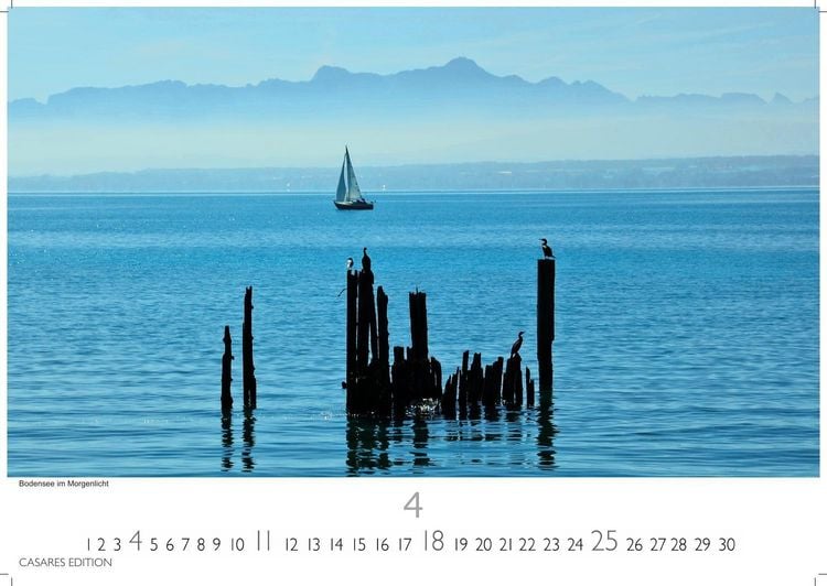 Produktbild: Bodensee Kalender 2027 &ndash; Wandkalender | Fotokalender Deutschland 24x35cm Natur und Kultur rund um den Bodensee &ndash; 12 eindrucksvolle Bilder von Seeidylle, Alpenblick und Uferstimmung