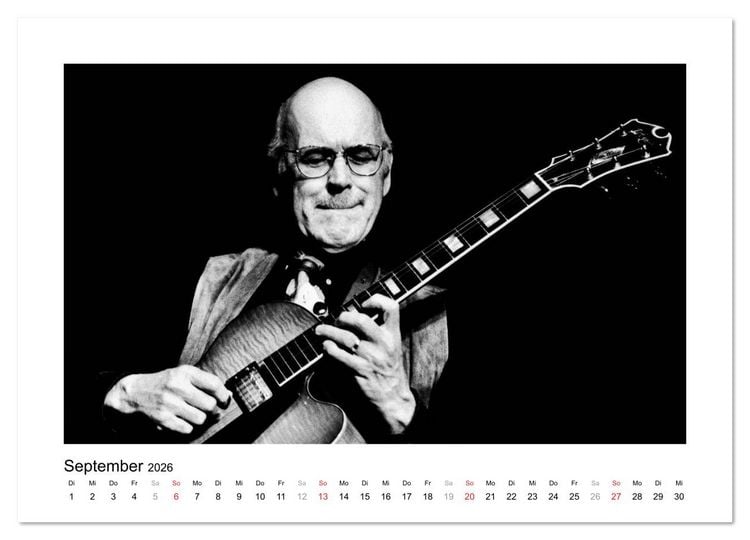 Produktbild: Jazztime (Wandkalender 2026 DIN A2 quer), CALVENDO Monatskalender