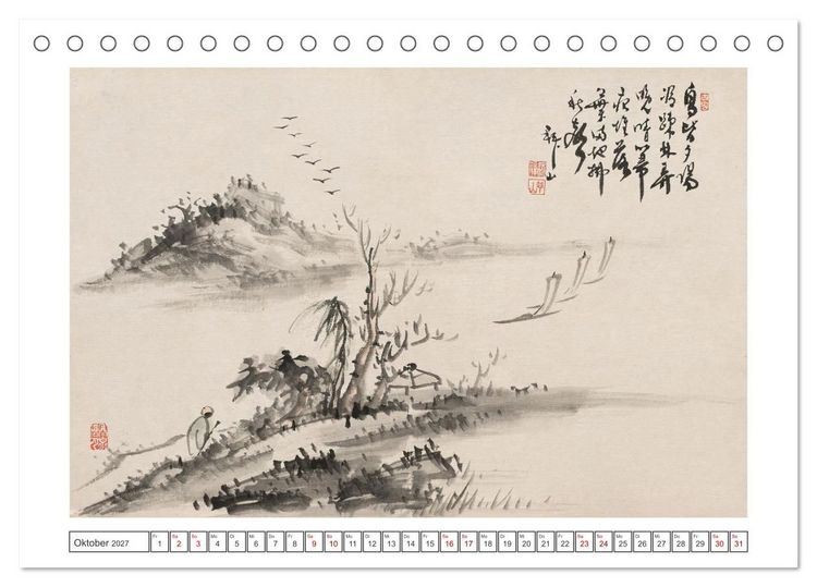 Produktbild: Yoshitsugu Haizan (Tischkalender 2027 DIN A5 quer), CALVENDO Monatskalender