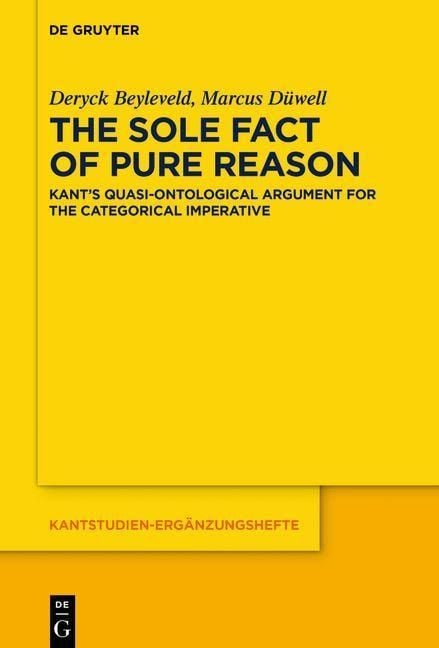 Produktbild: The Sole Fact of Pure Reason