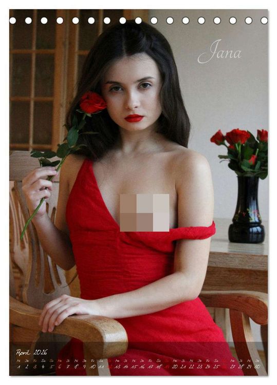 Produktbild: Erotik Fotoart Hot Girls (Tischkalender 2026 DIN A5 hoch), CALVENDO Monatskalender