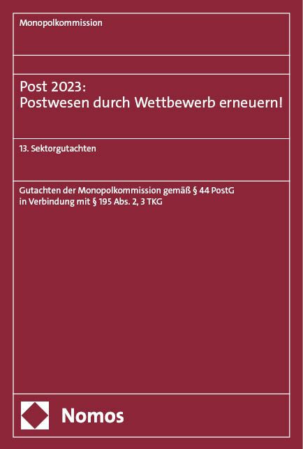 Produktbild: Post 2023: Postwesen durch Wettbewerb erneuern!