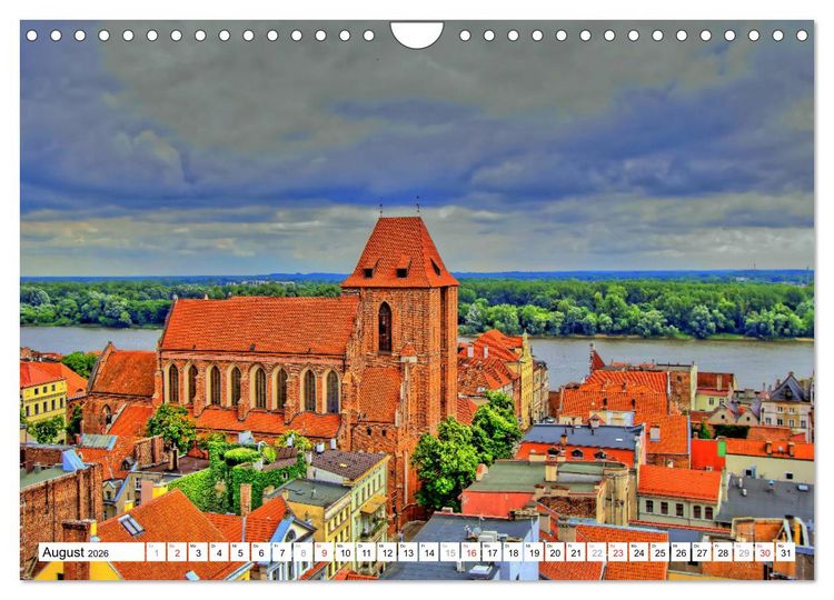 Produktbild: Thorn Torun - Die gotische Altstadt (Wandkalender 2026 DIN A4 quer), CALVENDO Monatskalender
