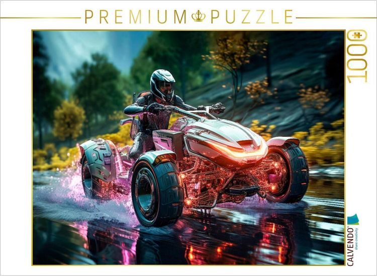Produktbild: CALVENDO Puzzle Quad - &uuml;berw&auml;ltigende Leistungsst&auml;rke | 1000 Teile Lege-Gr&ouml;&szlig;e 64x48cm Foto-Puzzle f&uuml;r gl&uuml;ckliche Stunden