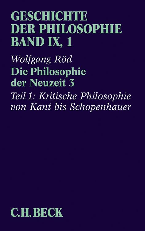 Produktbild: Geschichte der Philosophie Bd. 9/1: Die Philosophie der Neuzeit 3