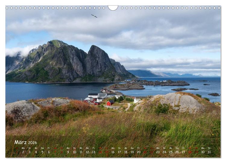 Produktbild: VESTERALEN UND LOFOTEN - Inselparadies im Eismeer (Wandkalender 2026 DIN A3 quer), CALVENDO Monatskalender