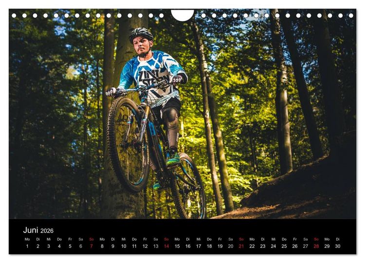 Produktbild: Mountainbike Action (Wandkalender 2026 DIN A4 quer), CALVENDO Monatskalender
