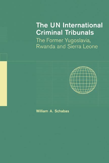 Produktbild: The Un International Criminal Tribunals