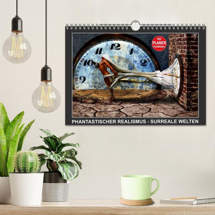 Produktbild: PHANTASTISCHER REALISMUS - SURREALE WELTEN (Wandkalender 2026 DIN A4 quer), CALVENDO Monatskalender