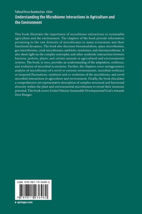 Produktbild: Understanding the Microbiome Interactions in Agriculture and the Environment