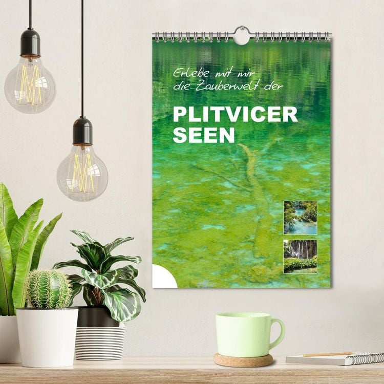 Produktbild: Erlebe mit mir die Zauberwelt der Plitvicer Seen (Wandkalender 2026 DIN A4 hoch), CALVENDO Monatskalender
