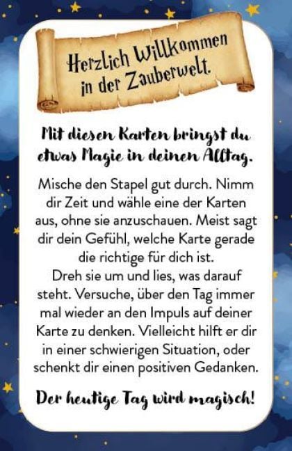 Produktbild: Kartenset: Du bist einfach magisch! Affirmationskarten f&uuml;r Harry Potter-Fans