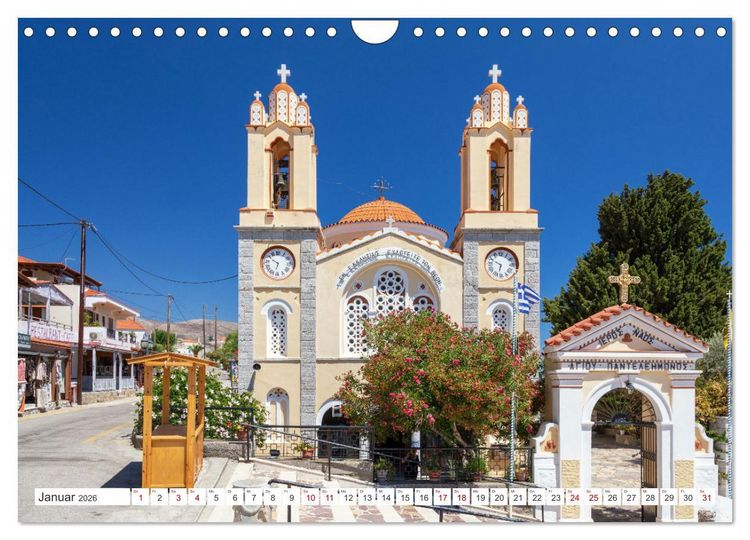 Produktbild: Rhodos und Symi, Perlen in der &Auml;gis (Wandkalender 2026 DIN A4 quer), CALVENDO Monatskalender