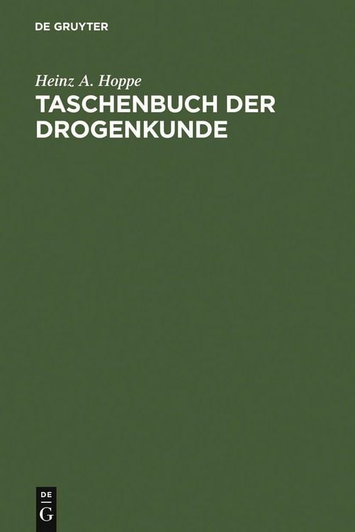 Produktbild: Taschenbuch der Drogenkunde